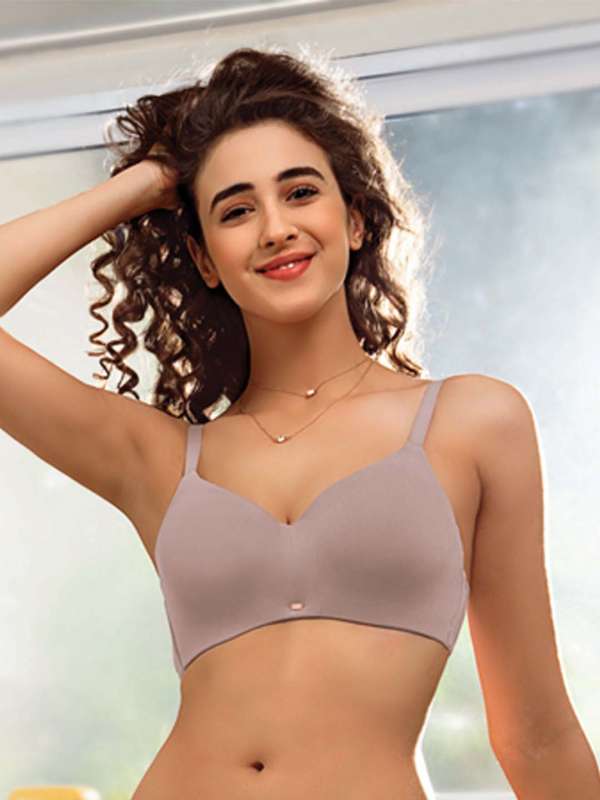 Buy Soie Full Coverage, Padded, Non-Wired Seamless Bra - Teal at
