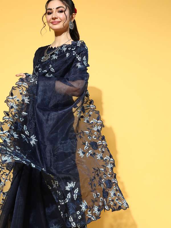Floral party deals wear sarees