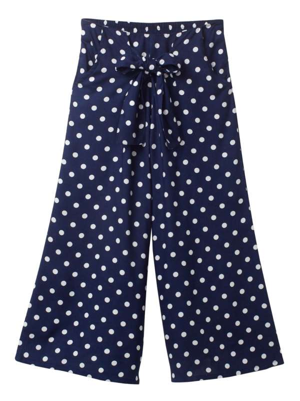 Polyester Palazzo Pants Cutiekins Girls Printed Trousers, Size: 4 To 10  Years at Rs 150/piece in New Delhi