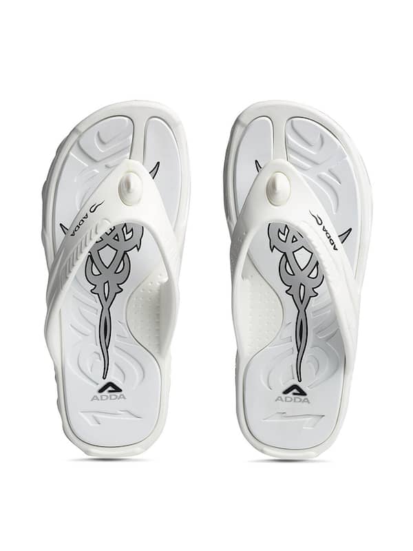 Buy White Flip Flop & Slippers for Men by ADDA Online | Ajio.com-saigonsouth.com.vn
