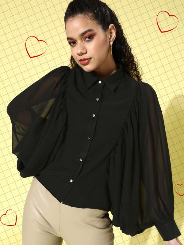 Batwing tops myntra top