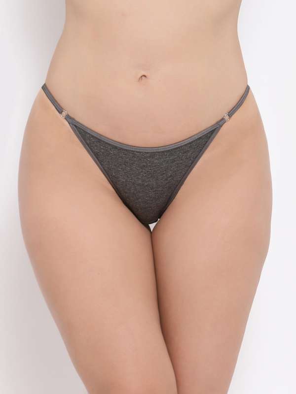 Srivastava Fashion Women Thong Grey Panty - Buy Srivastava Fashion Women  Thong Grey Panty Online at Best Prices in India