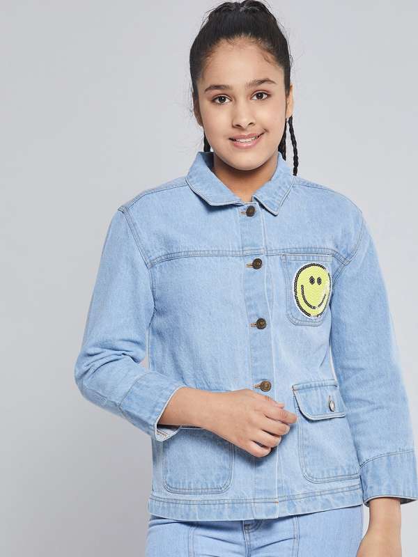 Buy Girls Denim Jackets Online in India at Best Price Myntra