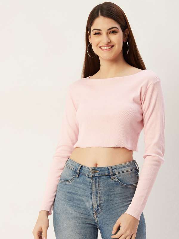 Barbie long sleeve deals crop top