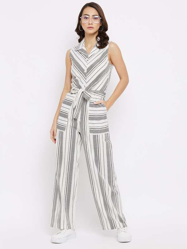 Vici striped jumpsuit online