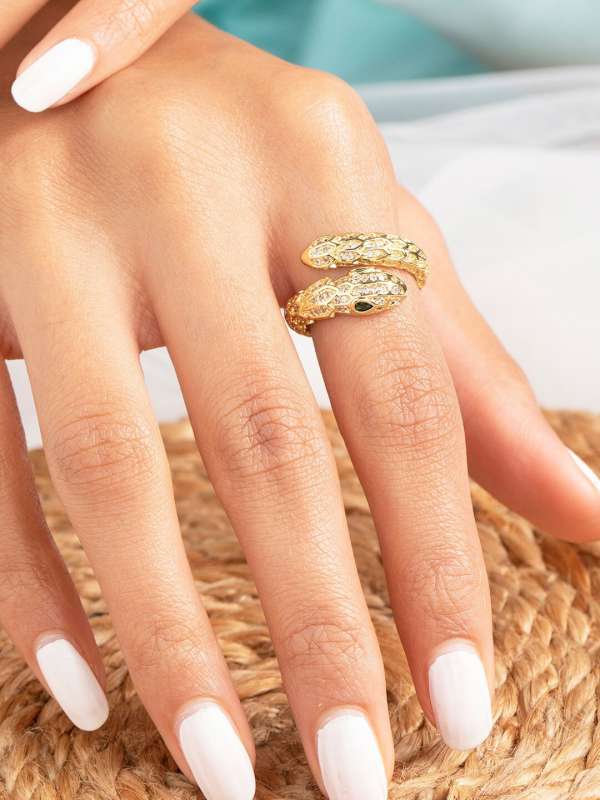 Snake gold ring outlet design