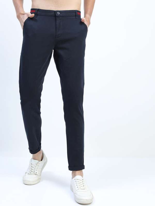 Shop for Navy Blue Chinos Online  Myntra