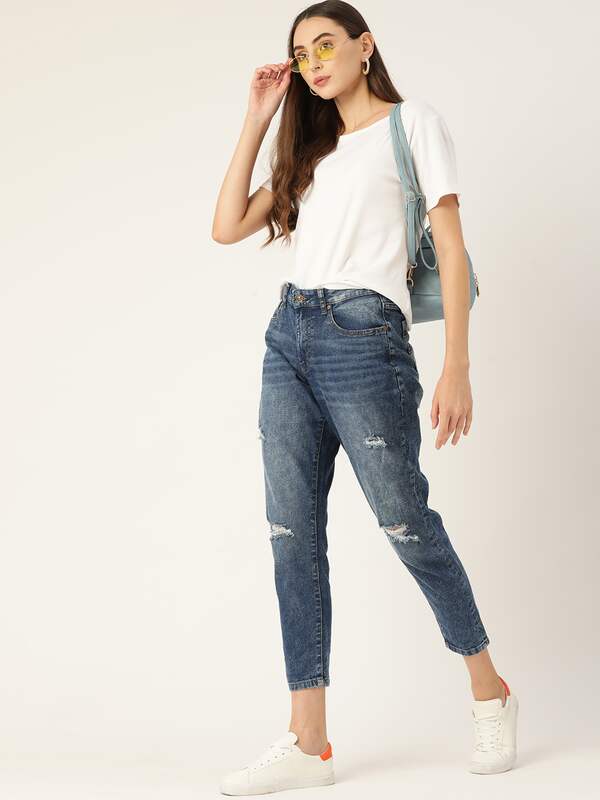 Huangpu Ultra Low Rise Latest Design Skinny Stretch  Ripped Denim Jeans  Waist Size 32