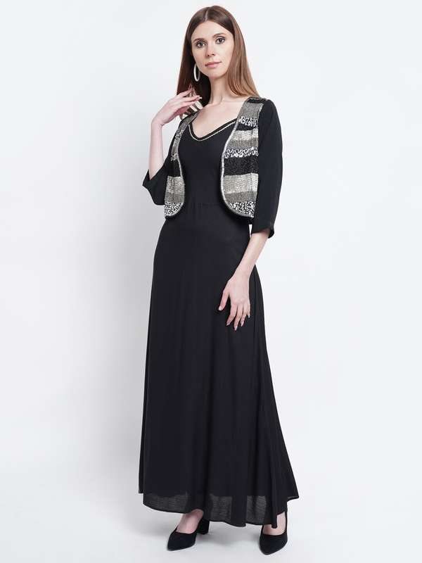 black gown with jacket