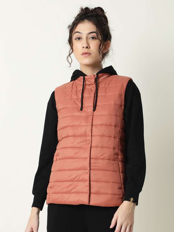 Women Sleeveless Jackets - Buy Ladies fashionable Sleeveless Jackets Online  | Myntra