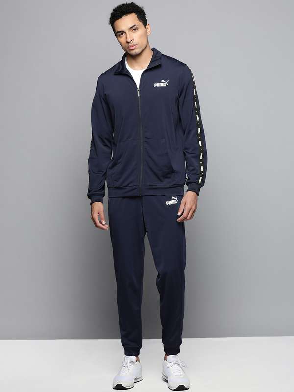 blue puma track suit