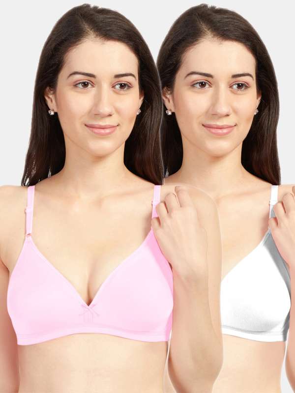 Pink White Bra - Buy Pink White Bra online in India