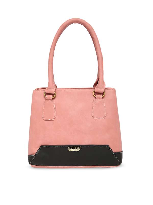 Rose Gold Pu Handbag Buy Rose Gold Pu Handbag online in India