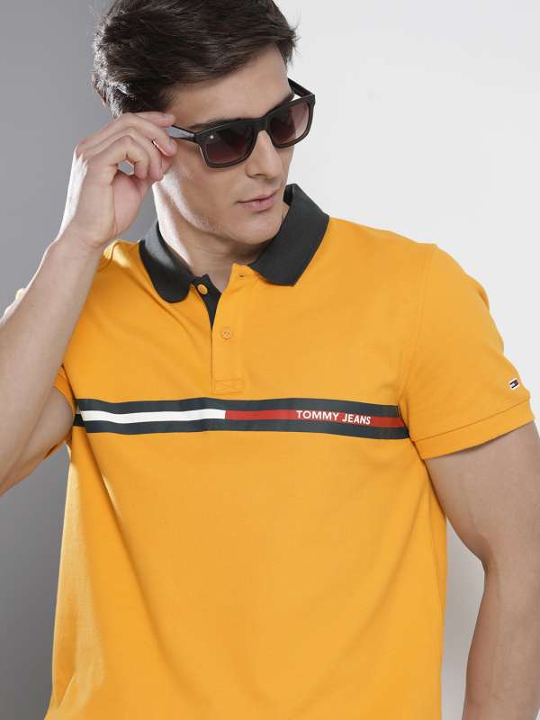 Tommy Hilfiger Mustard Tshirts Buy Tommy Hilfiger Mustard