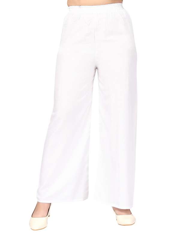 White on sale palazzo myntra
