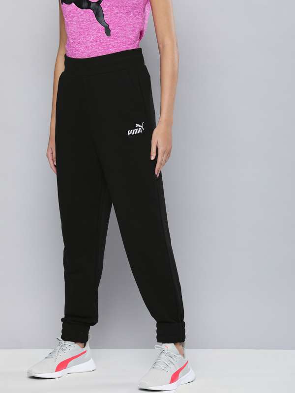 Buy Puma Womens No1 Logo Track Pant Light Grey HeaterBlack Small at  Amazonin