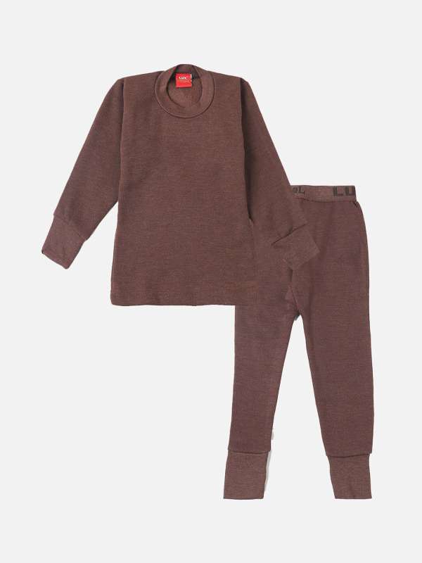 Buy Lux Cottswool Men Brown Solid Cotton Blend Pack Of 2 Thermal Pants  Online at Best Prices in India - JioMart.