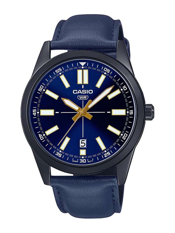 Casio watches clearance leather belt