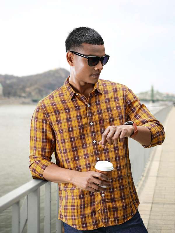 Levis Yellow Shirt Buy Levis Yellow Shirt online in India