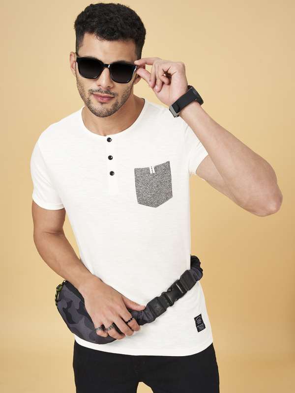 Henley t shirt india clearance