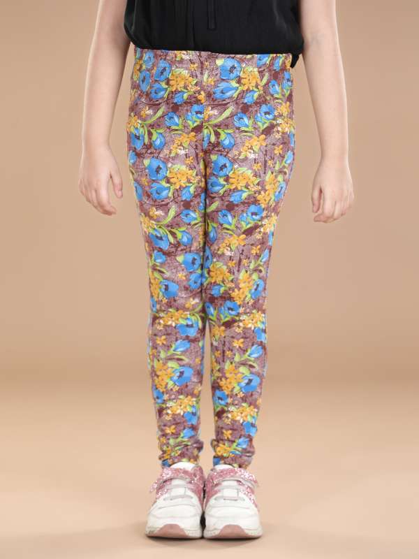 Popwings Casual Multi Color Floral Printed Solid Mid Rise Body Fitted  Jeggings For Women at Rs 225 in New Delhi
