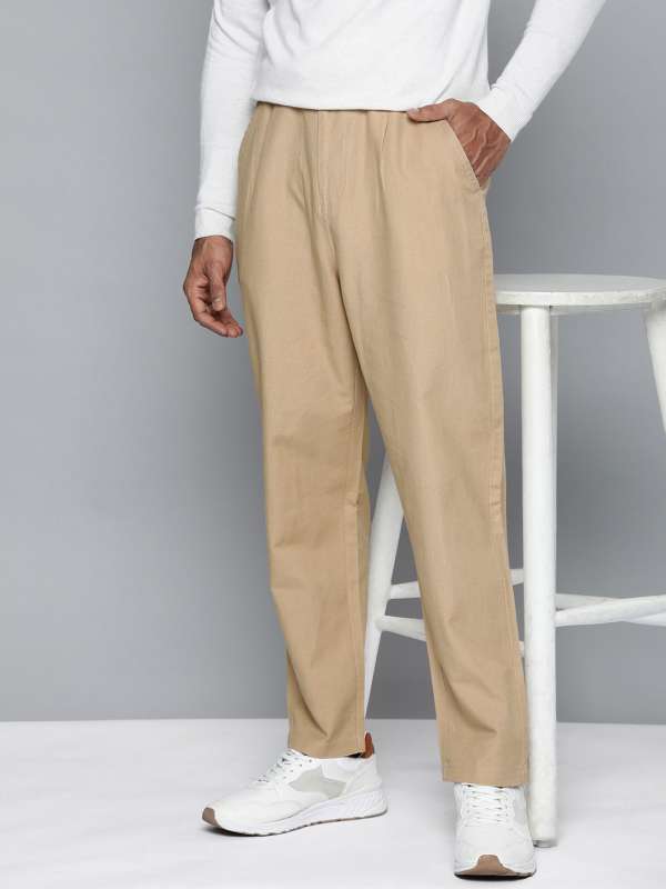 Corneliani highrise waist slanted pocket single pleat trousers men   Glamood Outlet