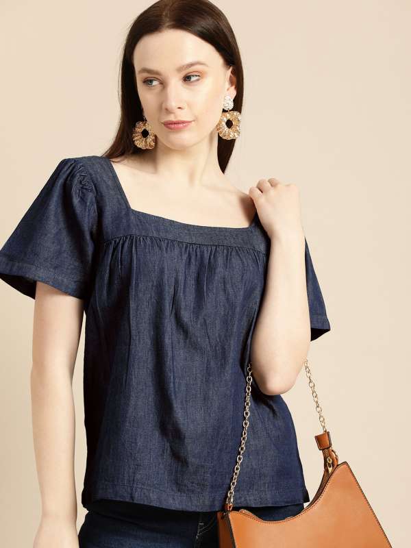 All About You Denim Tops - Buy All About You Denim Tops online in