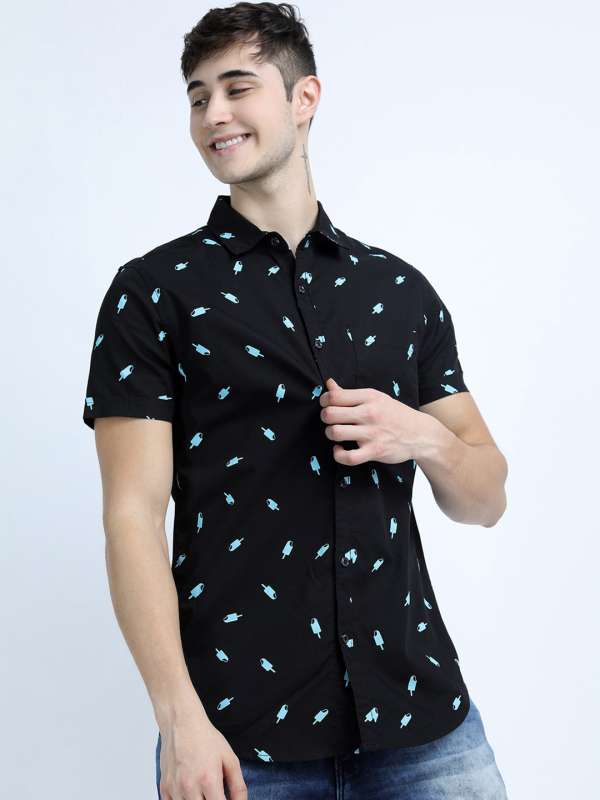 Black Half Sleeve Shirts Buy Black Half Sleeve Shirts Online