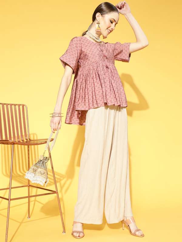 Silk short new arrivals kurtis