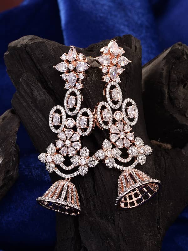 Premium Quality Big American Diamond Studs (with Clip) | Suniva's Fashion-sonxechinhhang.vn