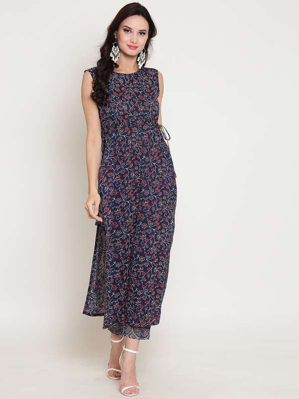 myntra front open kurti