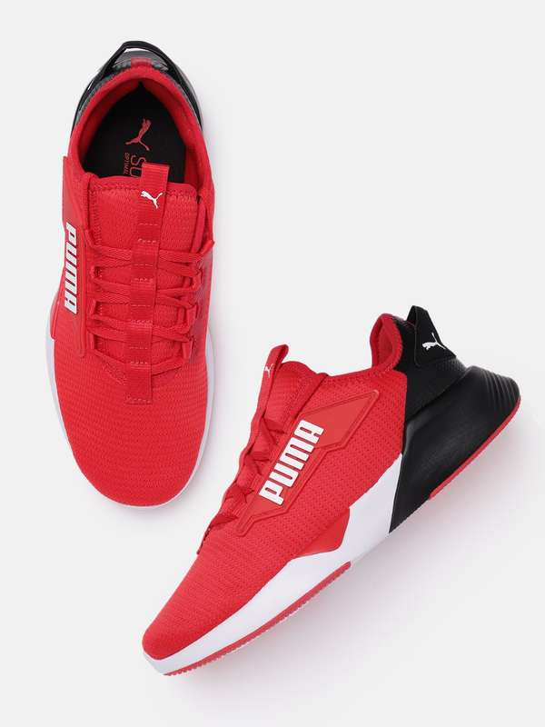 red puma soft foam shoes