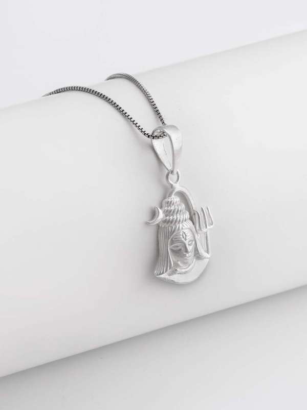 Lord shiva shop silver pendant online