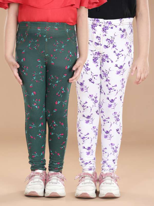 Printed clearance jeggings myntra