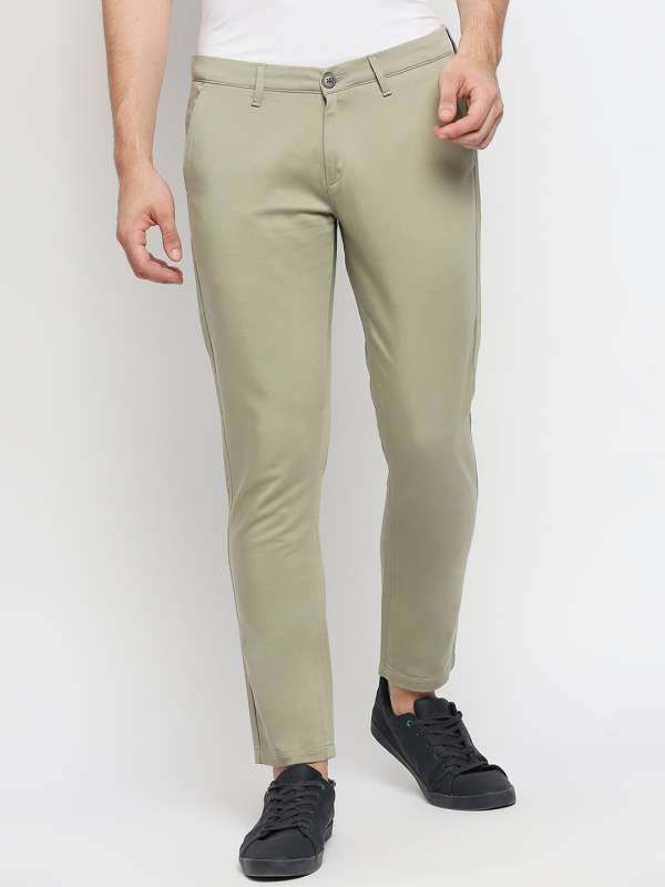 Spykar Slim Fit Men Green Trousers  Buy olive Spykar Slim Fit Men Green  Trousers Online at Best Prices in India  Flipkartcom
