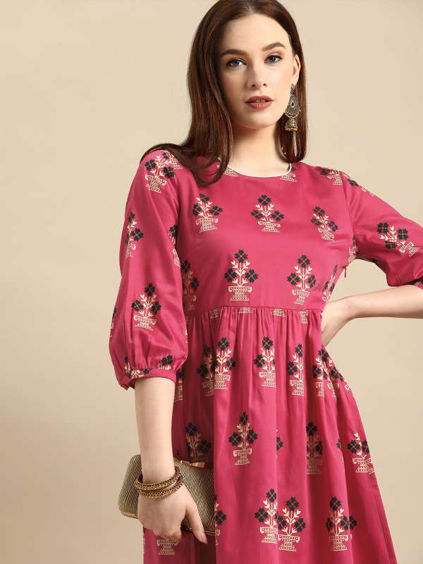 All about top you dresses myntra