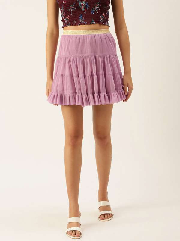 Purple Women Skirts Forever 21 Buy Purple Women Skirts Forever 21 online in India