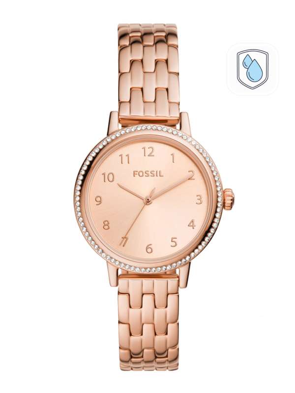 Fossil rose gold watches store for womens with price list