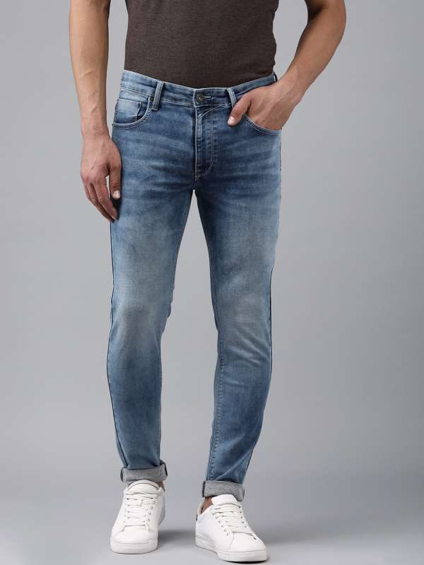 Leather Jeans Biker Style Skinny Pants Men in India  Ubuy