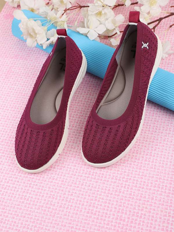 Burgundy Flats Buy Burgundy Flats online in India