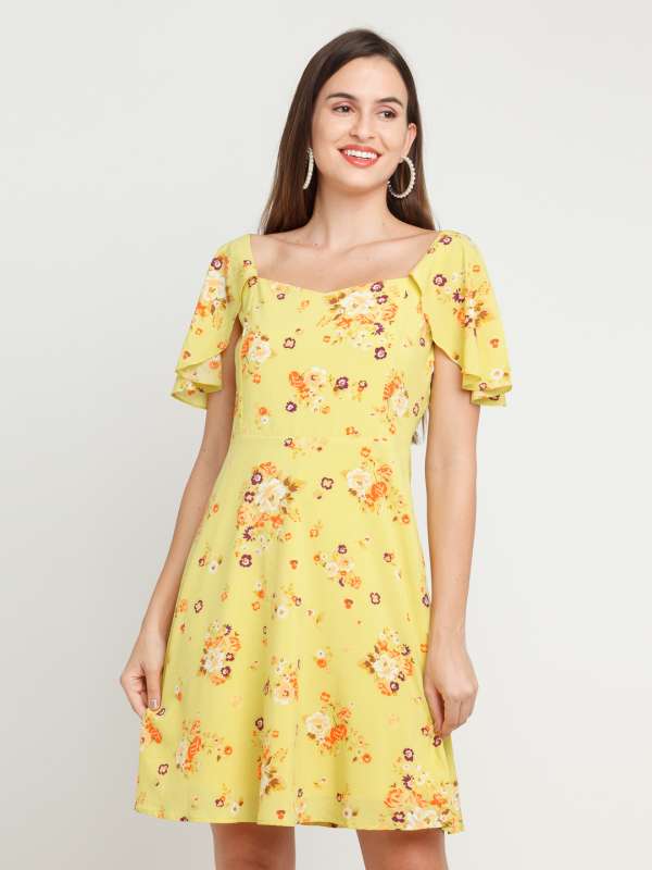 Zink london yellow dress top