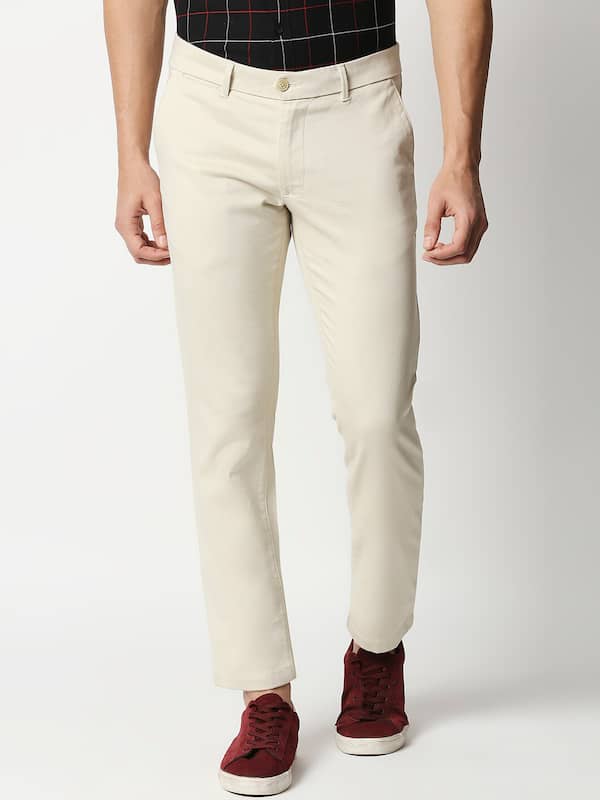 Buy Navy Trousers & Pants for Men by BASICS Online | Ajio.com-demhanvico.com.vn