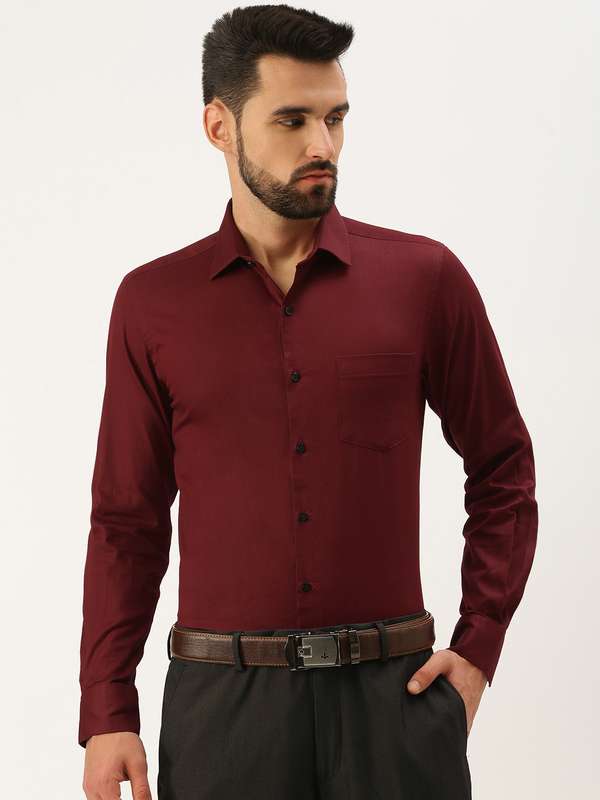 Maroon Formal Shirt - Buy Maroon Formal 