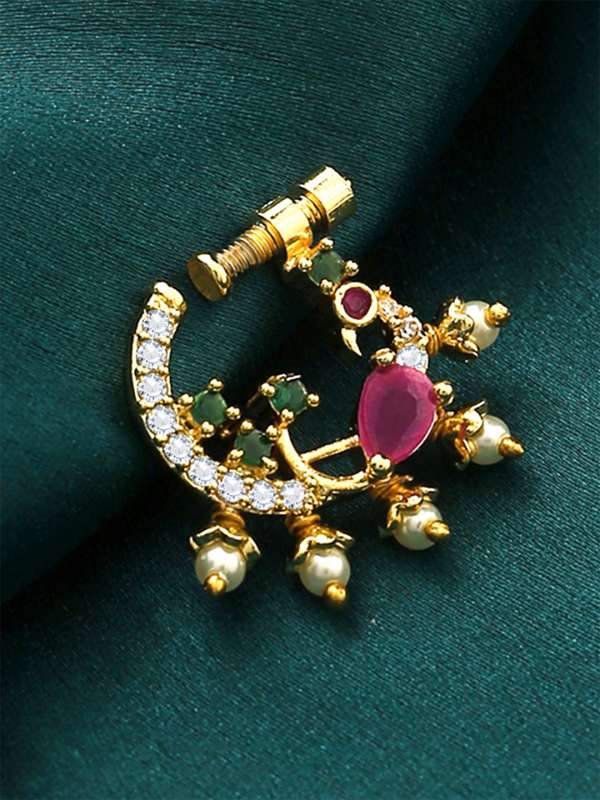Ring Nosepin Buy Ring Nosepin Online in India Myntra