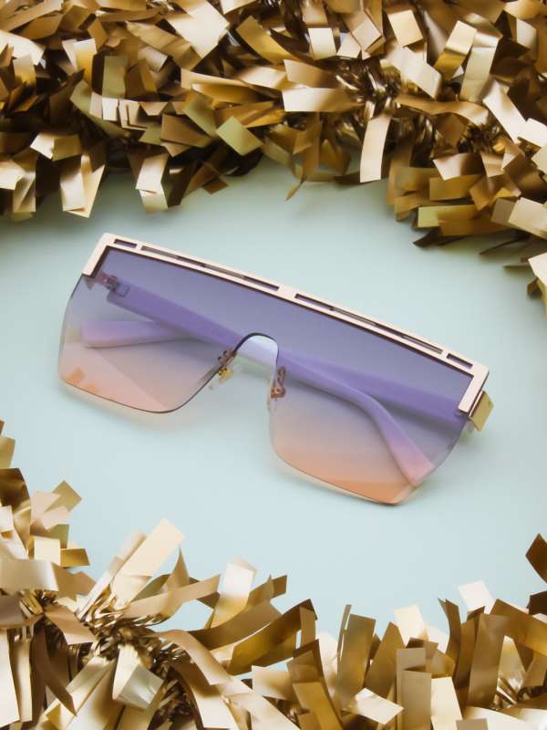 Orange rimless sunglasses outlet