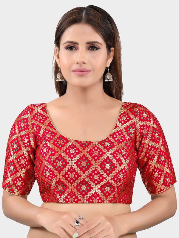 Brocade blouse online clearance