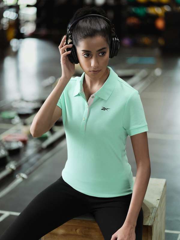 Reebok polo sale shirts womens sale