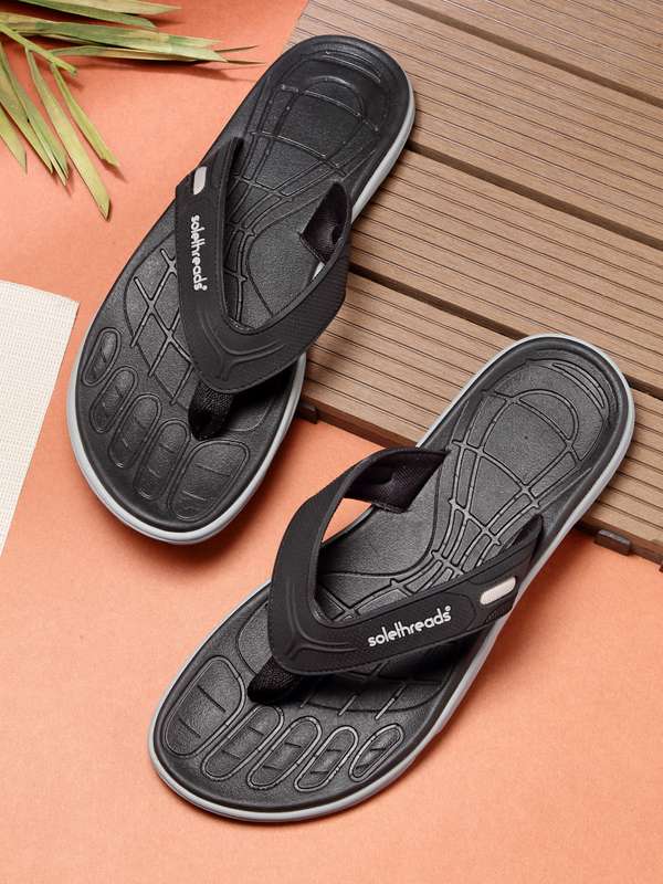 sole threads flip flops myntra