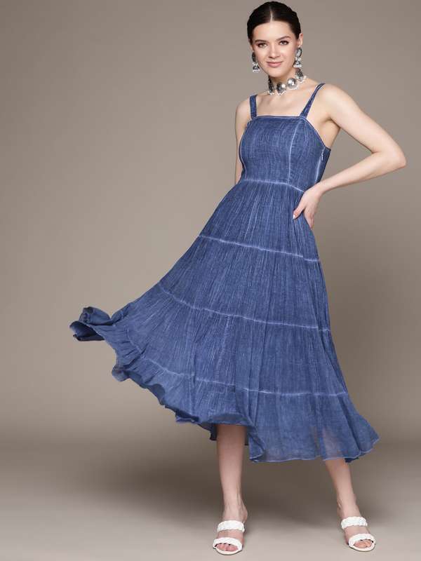 ritu kumar blue dress