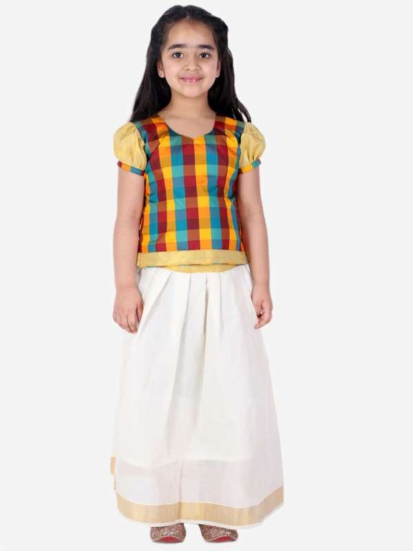Multicoloured Kids Ethnic Wear Lehenga Cholis Buy Multicoloured